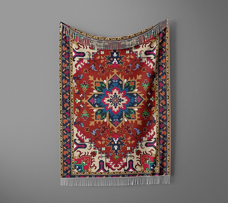 شال مبل ریشه دار