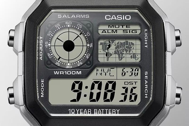 ساعت مچی مردانه کاسیو جهان نما AE-1200WHD-1ADVDF