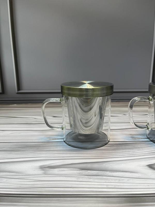 ليوان دمنوش صافي استيل يك نفره     