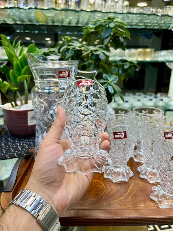 ست هفت تيكه پارچ و ليوان پری DELI           