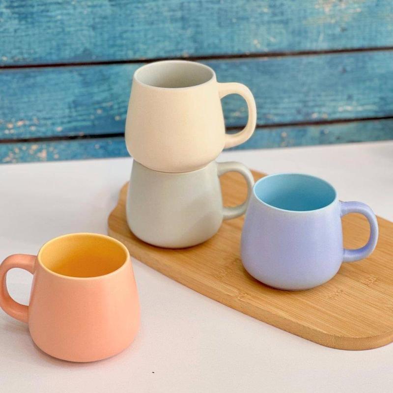 ماگ پاستيلی داخل رنگی ٤١٠ميل           