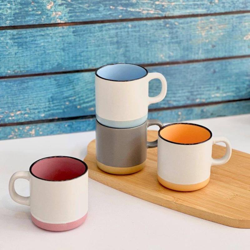 ماگ سفيد داخل سفيد 330ميل          