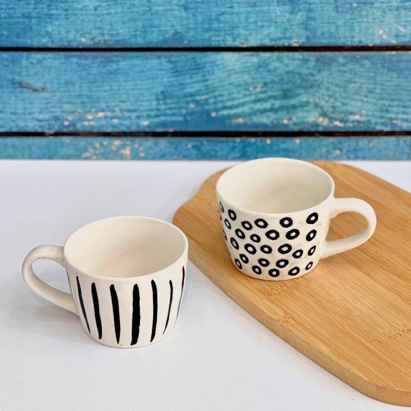 ماگ سفيد خالدا 310ميل         