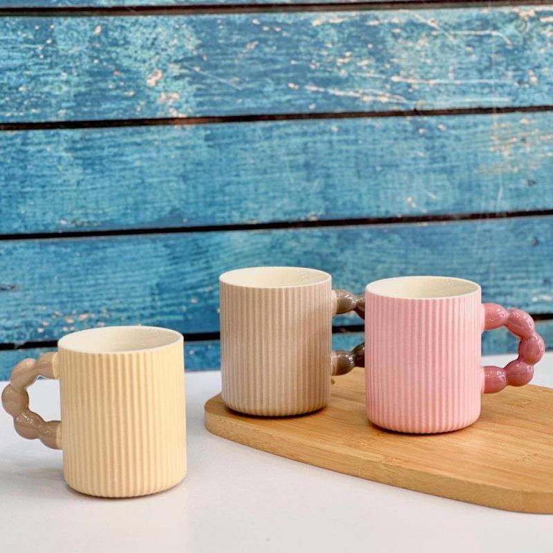 ماگ دسته مرواريد ٣٤٠ميل         