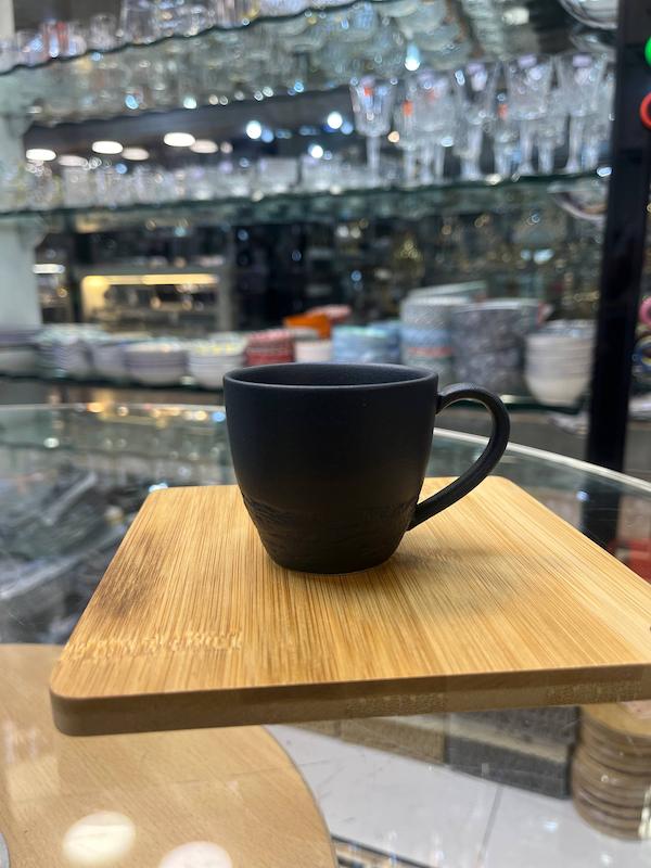 شات قهوه سراميك پايين طرح صخره