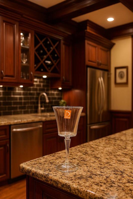 دسرخوری ۶تایی 300 میل DELI مدل 3A079 | پیاله شیشه‌ای پذیرایی | فروشگاه نامارا