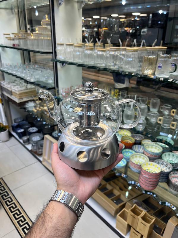 وارمر استیل وارداتی مدل پایه‌دار شمعی | فروشگاه نامارا