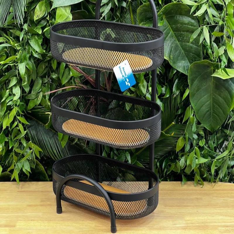 جاپیازی دو طبقه و سه طبقه بیضی | نظم‌دهنده پیازی آشپزخانه