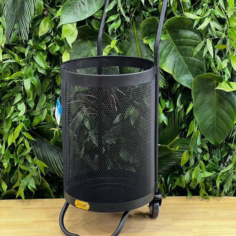 چرخ خرید توری گرد | سبد خرید چرخ‌دار کاربردی