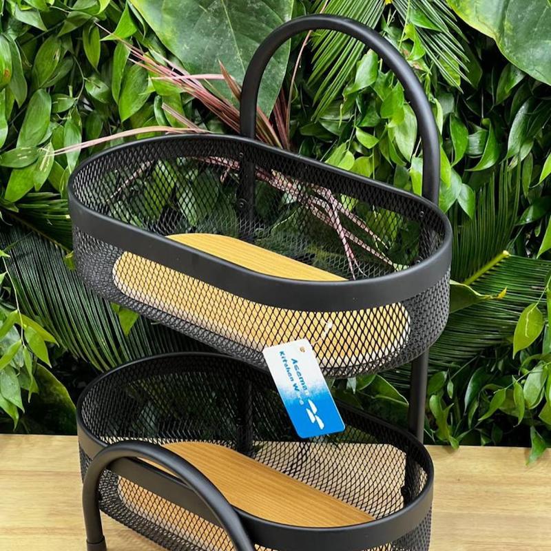 جاپیازی دو طبقه  بیضی | نظم‌دهنده پیازی آشپزخانه