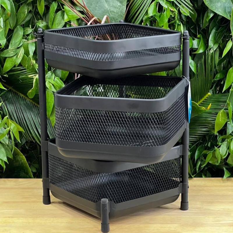 سبد سيب زميني پياز 2/5 طبقه مربع توری