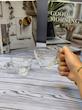 لیوان بلور ساده DELI | لیوان شیشه‌ای شفاف مناسب نوشیدنی‌های گرم و سرد
