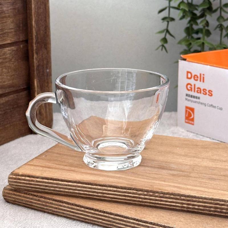 لیوان DELI | لیوان شیشه‌ای مناسب سرو نوشیدنی‌های گرم و سرد