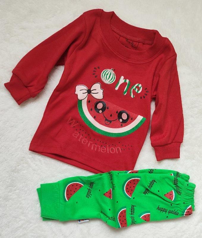 ست بلوز و شلوار هندوانه‌ای 