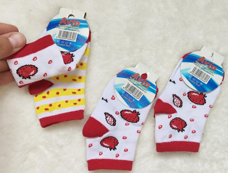 جوراب نوزادی تابه تا