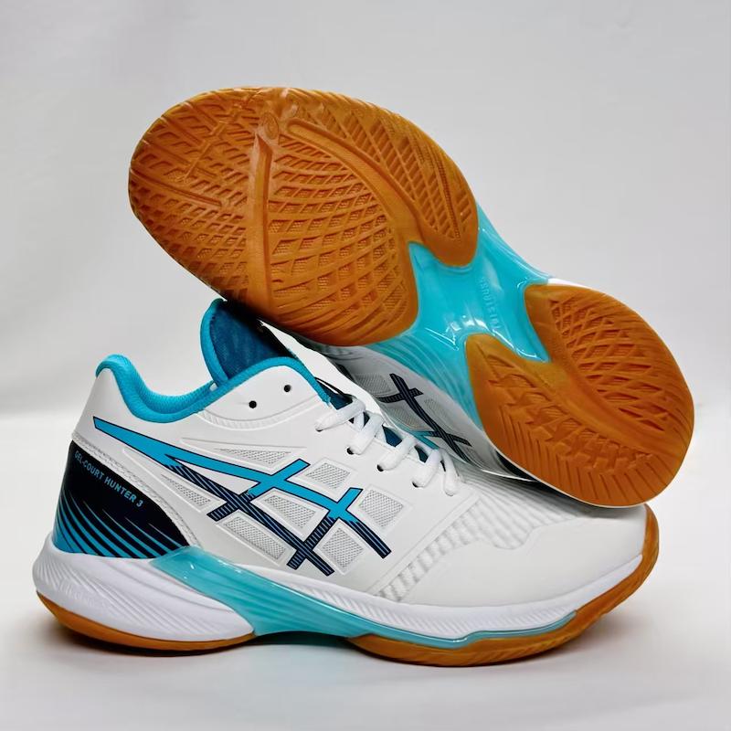 کفش والیبالی مردانه های کپی مارک اسیکس مدل کورت هونتر تری  سایز بزرگ ۴۳۴۷ تعداد ۱۲ جفتی