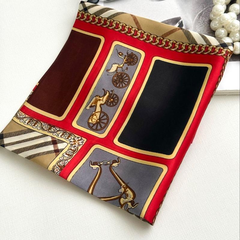 مینی اسکارف ساتن ابریشم هرمس