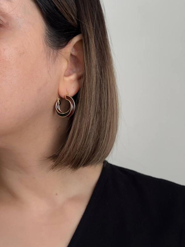 گوشواره میناکاری