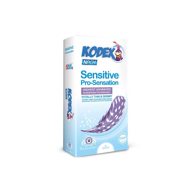 کاندوم کدکس مدل Sensitive Pro-Sensation بسته 12 عددی