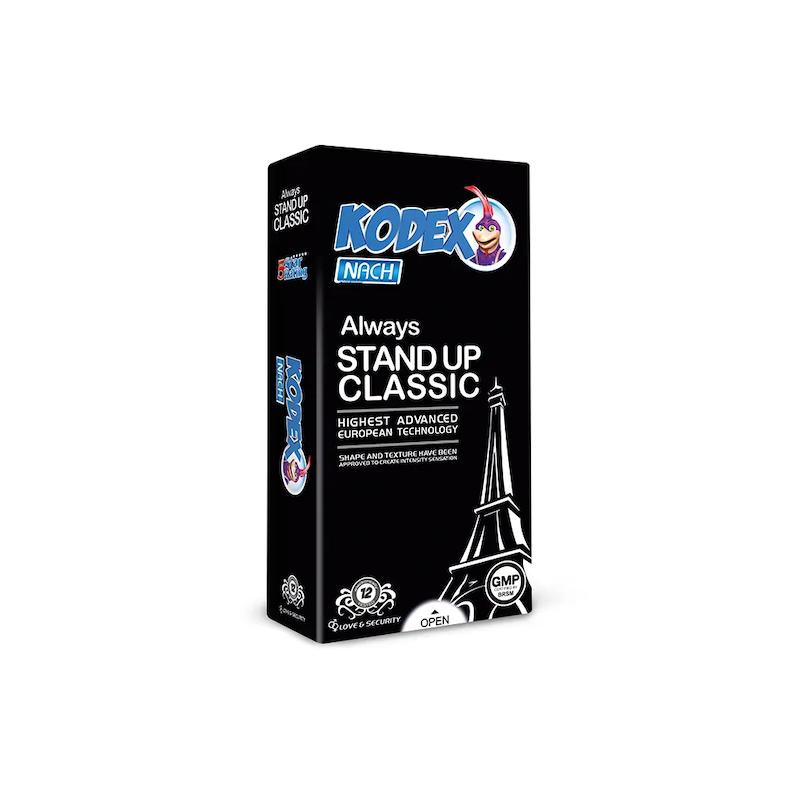 کاندوم کدکس مدل Stand Up Classic بسته 12 عددی
