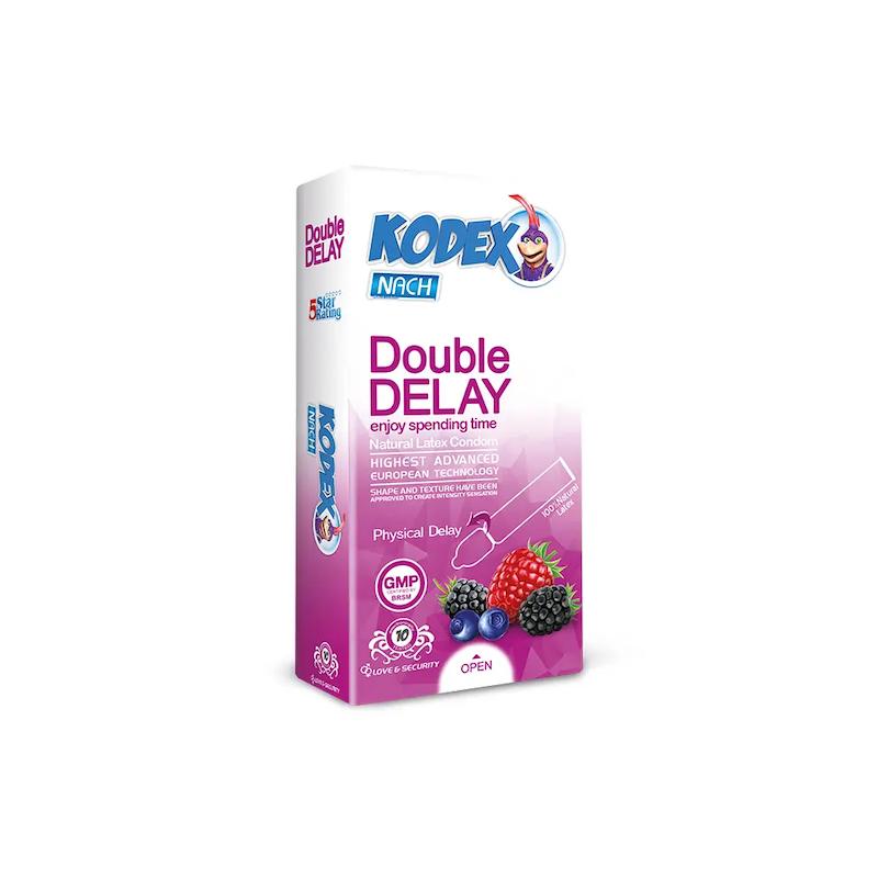 کاندوم تاخیری ناچ کدکس مدل Double Delay بسته 10عددی