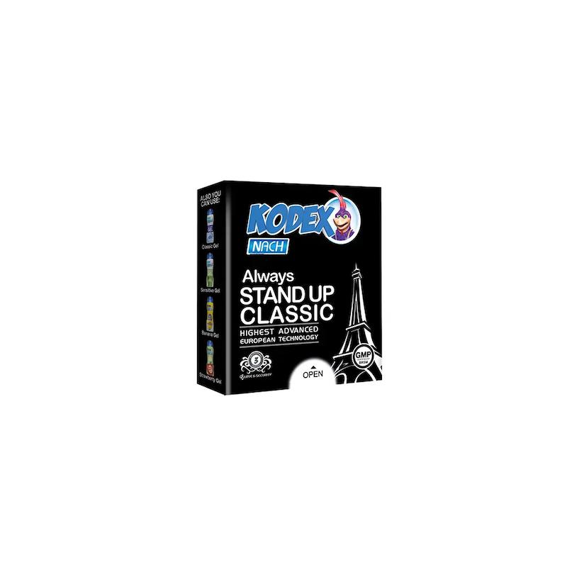 کاندوم ناچ کدکس مدل STAND UP بسته 3 عددی