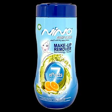 دستمال مرطوب آرايش کمر باريک 48 عددی نینو