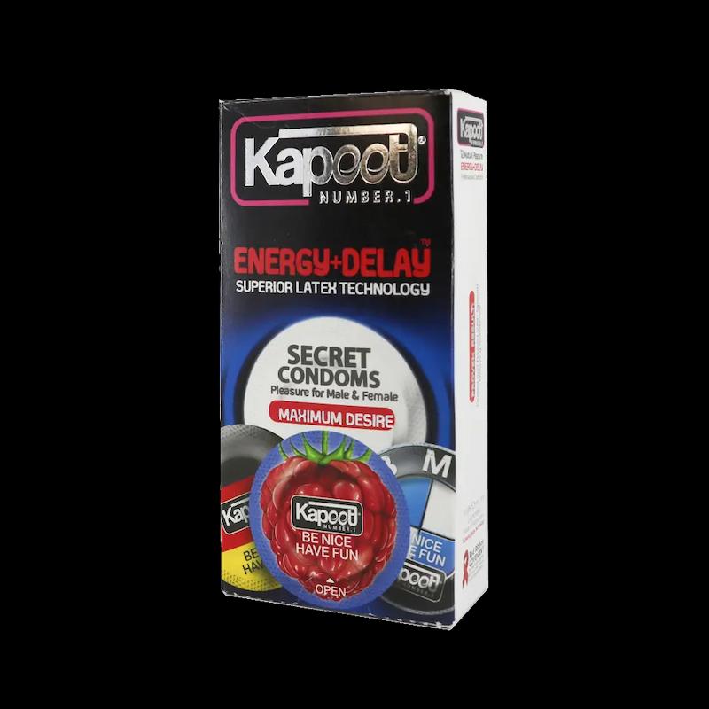 کاندوم 12 عددي تاخيري انرژي کاپوت - ساده