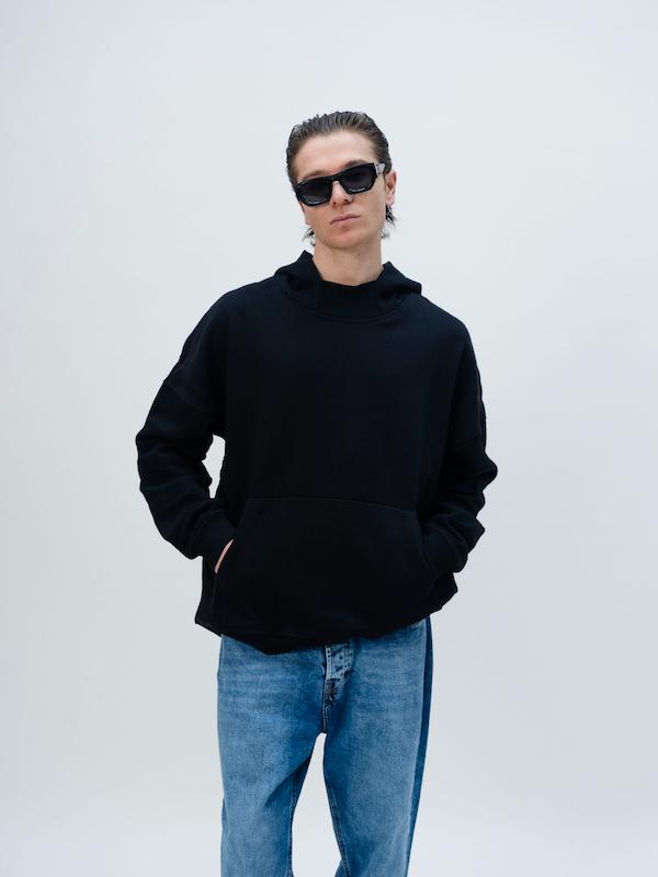 هودی بیسیک مشکی نفیر 