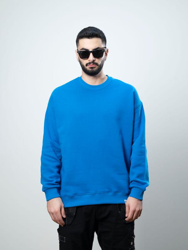 سوییشرت بیسیک آبی شالی نفیر
