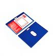 جای ID card کارت همراه با گیره پلاستیکی دلی