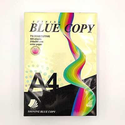 کاغذ رنگی کپی سایز BLUE COPY A4 زرد