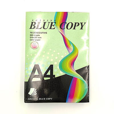 کاغذ رنگی کپی سایز BLUE COPY A4 سبز