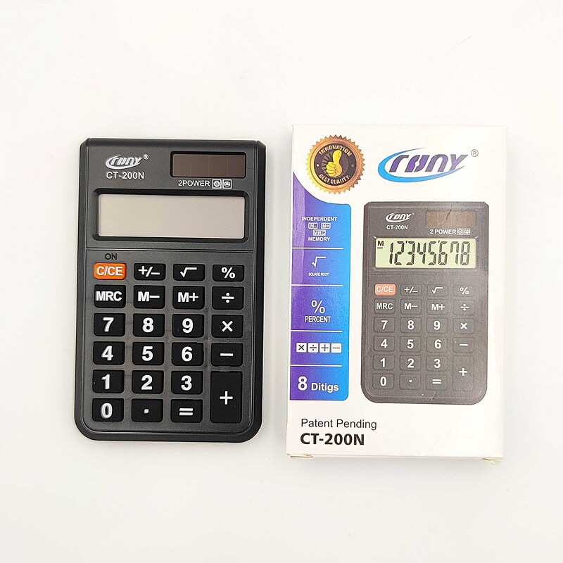 ماشین حساب CRONY کد CT-200N مشکی