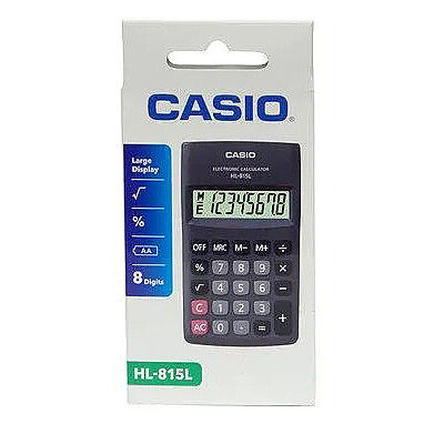 ماشین حساب جیبی کاسیو کد HL-815L