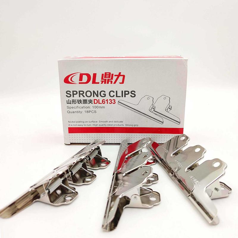 گیره کاغذ استیل ورشابی دینگلی Dingli فلزی 100MM