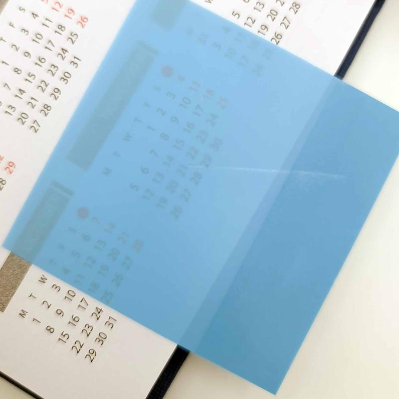 کاغذ یادداشت برچسبی - stick note 76 * 76 mm شفاف