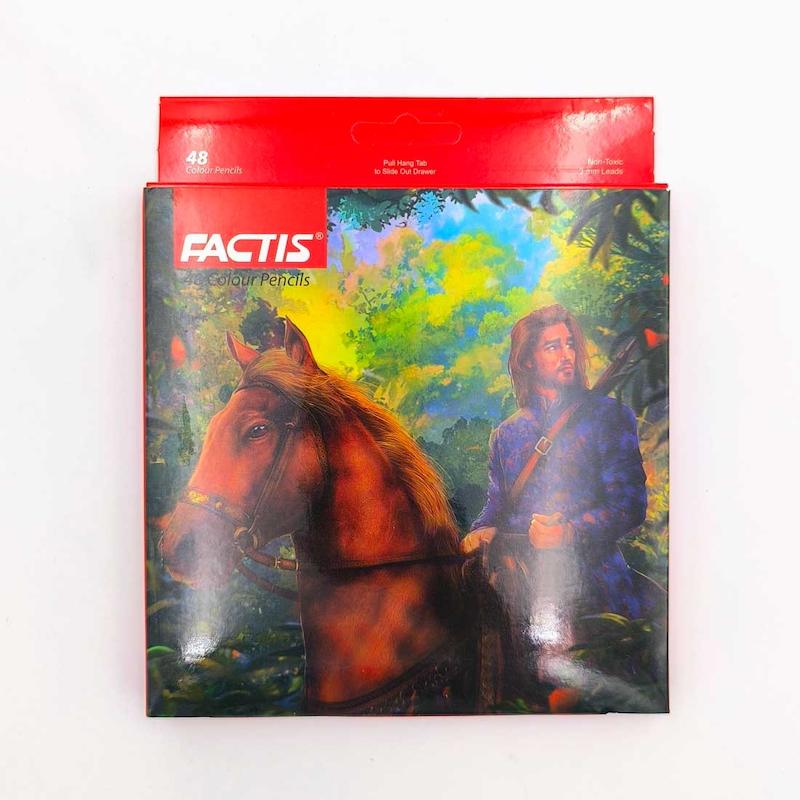 مداد رنگی 48 رنگ فکتیس جعبه مقوایی