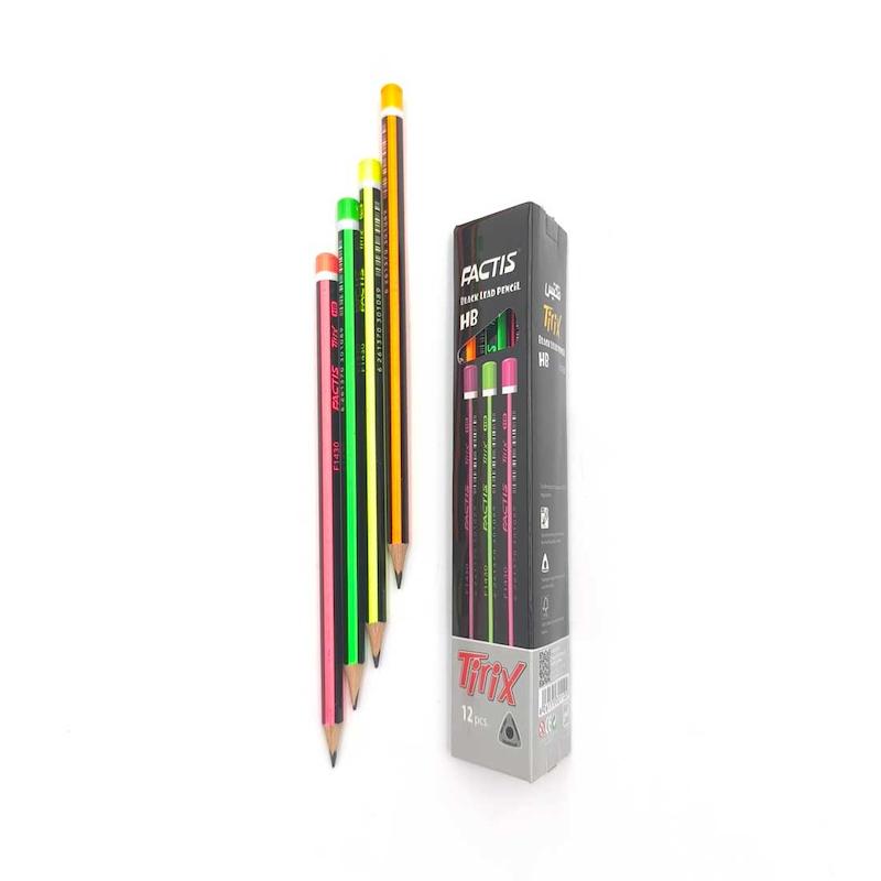 مداد مشکی فکتیس سه گوش مدل Tirix