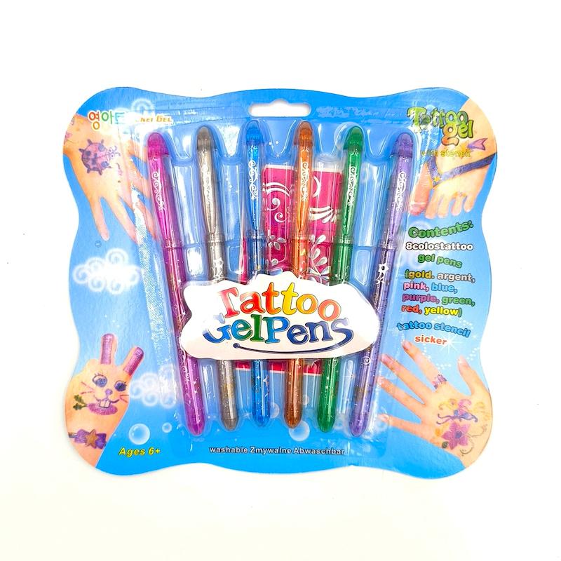 خودکار تتو نقاشی روی بدن 6 رنگ