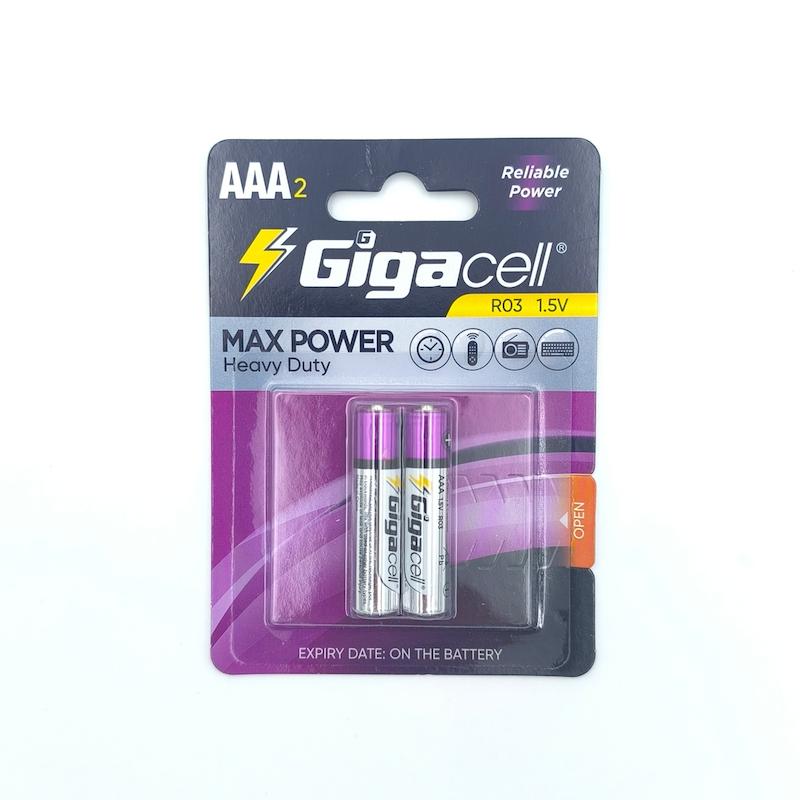 باتری گیگا سل GigaCell مکس پاور Max Power  نیم قلمی کارت 2 عددی
