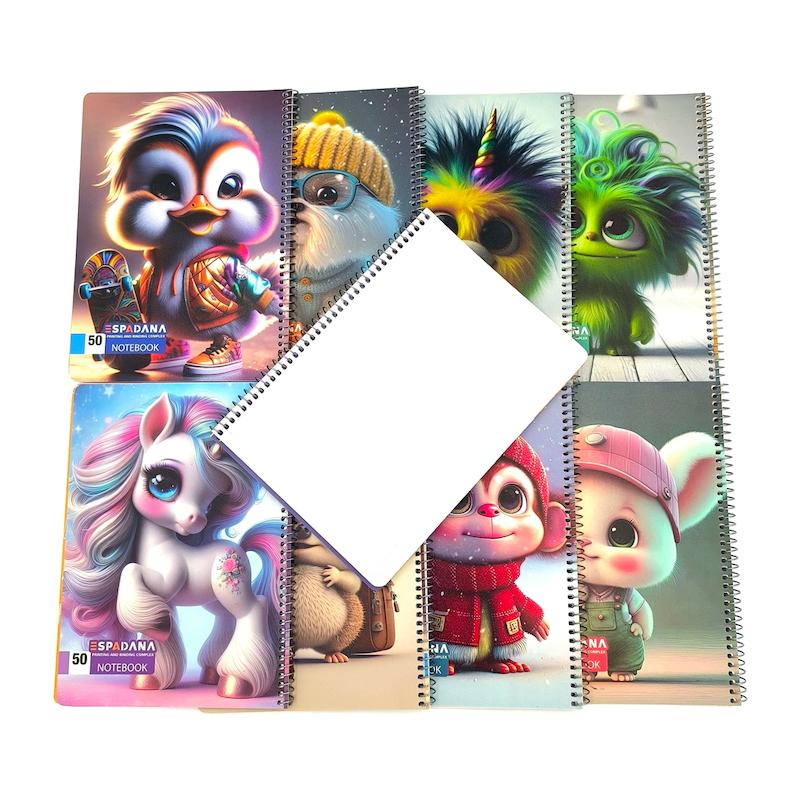 دفتر نقاشی 50 برگ فانتزی مدل کیوت اسپادانا