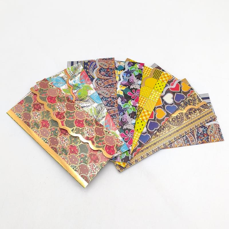 پاکت هدیه پول مدل طلا کوب 