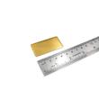 پلاک طلایی مستطیل 5 * 2.5 CM