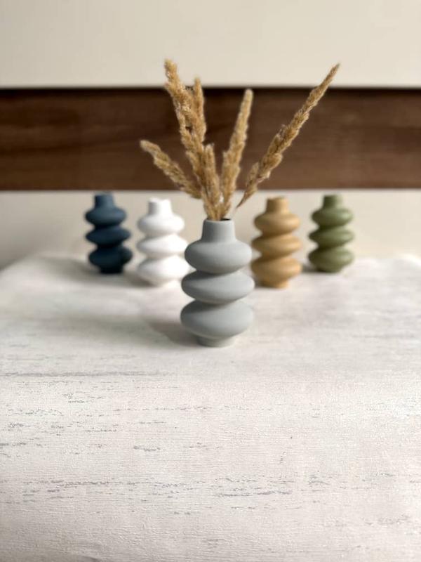 گلدان کوچک رومیزی دکوری | موجود در ۵ رنگ