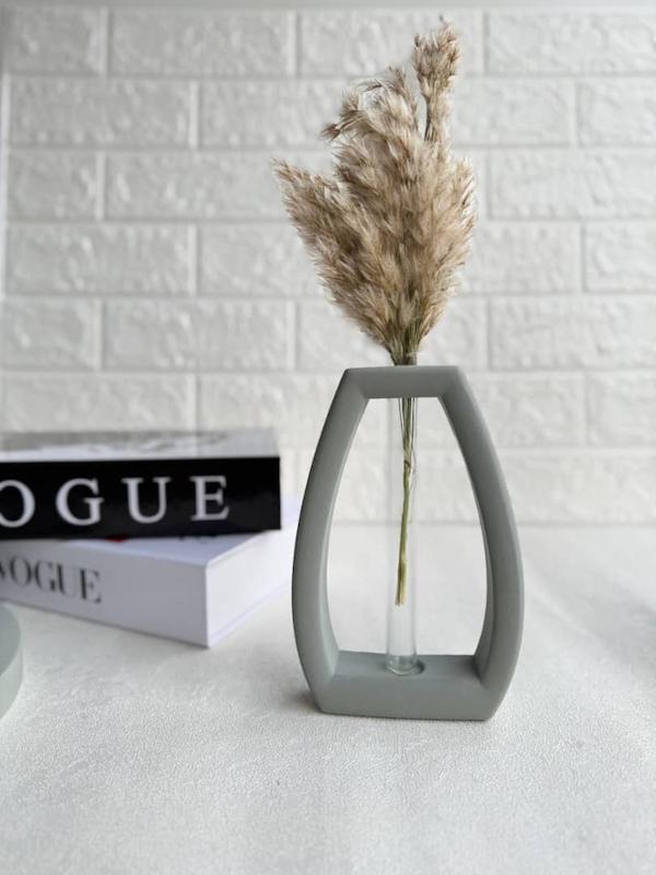 گلدان مینیمال مدل گلجا فانوسی | دکوری مدرن مناسب میز و شلف