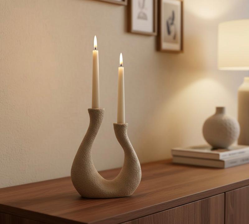 شمعدان دکوری نسکافه ای| خرید قسطی با اسنپ پی