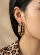 گوشواره حلقه ای پلنگی - اکسسوری زنانه ترند 2026
