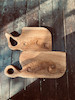 تخته سرو دوعددی طرح موج (چوب طبیعی)