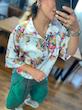 بامبر زنانه تابستانه - پارچه لینن ایتالیایی